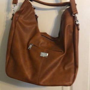 Large hobo-style handbag